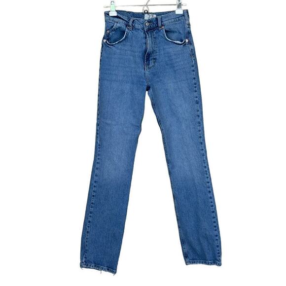 We the Free Jeans OB1207145, 27, distressed, high rise, sturdy denim, bohemian - Picture 1 of 6